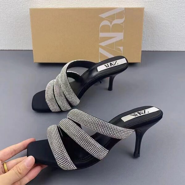 Zara Top Stones Heel - Image 3