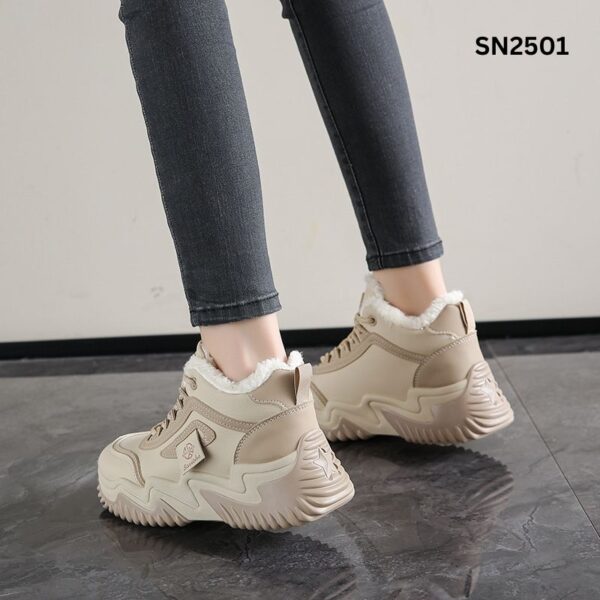 Velvet warm thick bottom cotton shoe - Image 6