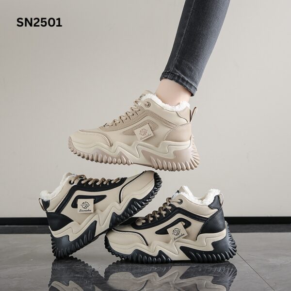 Velvet warm thick bottom cotton shoe