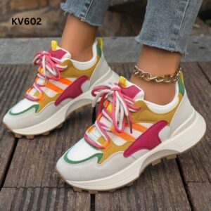 Colourful And Comfortable Sports Casual Shoe.