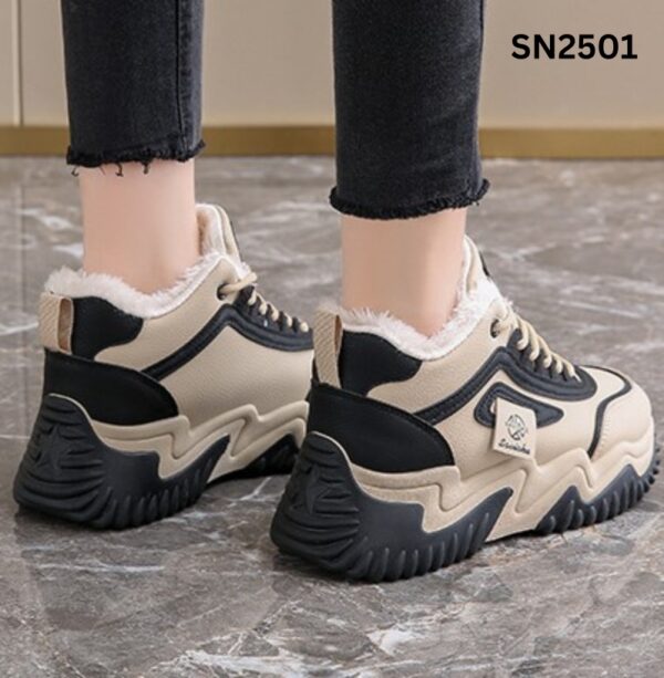 Velvet warm thick bottom cotton shoe - Image 4