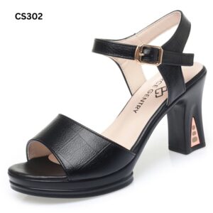 2023 new summer sandals for women thick heel waterproof platform fish mouth shoes ladies soft bottom high heel one word buckle women's shoes