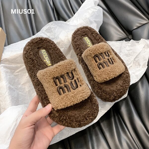 Thick-Soled Furry Slippers - Image 2