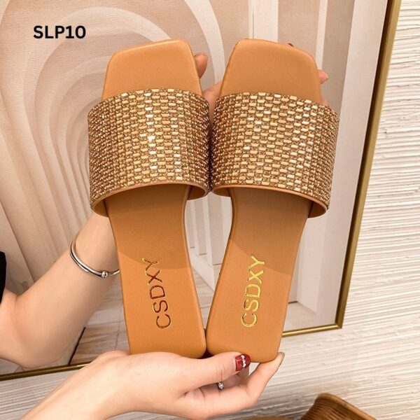 Rhinestone Flat Slipper - Image 4