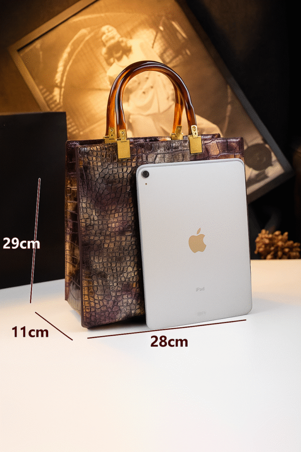 Genuine Leather Hand Bag. - Image 5