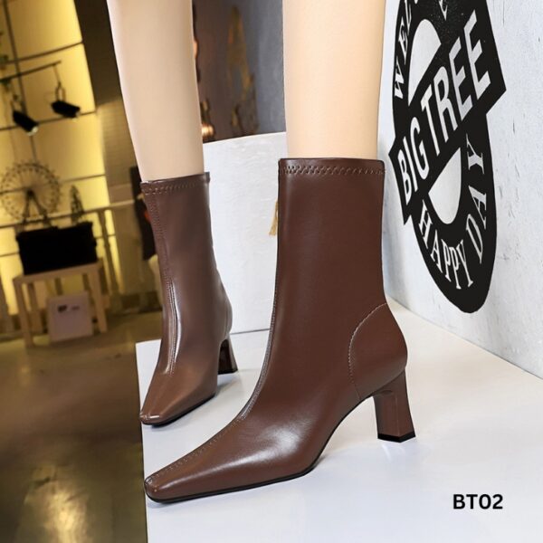 Thick High Heels Women's Boots.