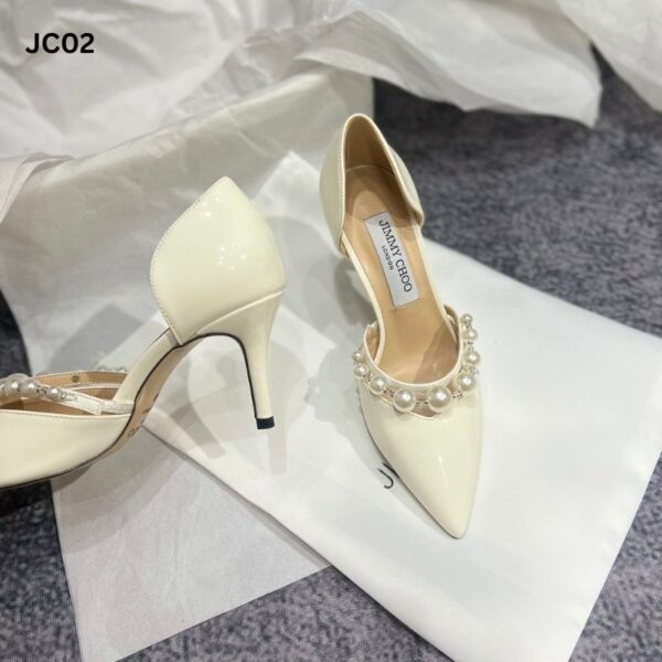 Jimmy choo hollow pearl shoes. - Image 3